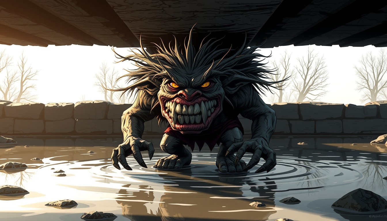 A troll living under the bridge