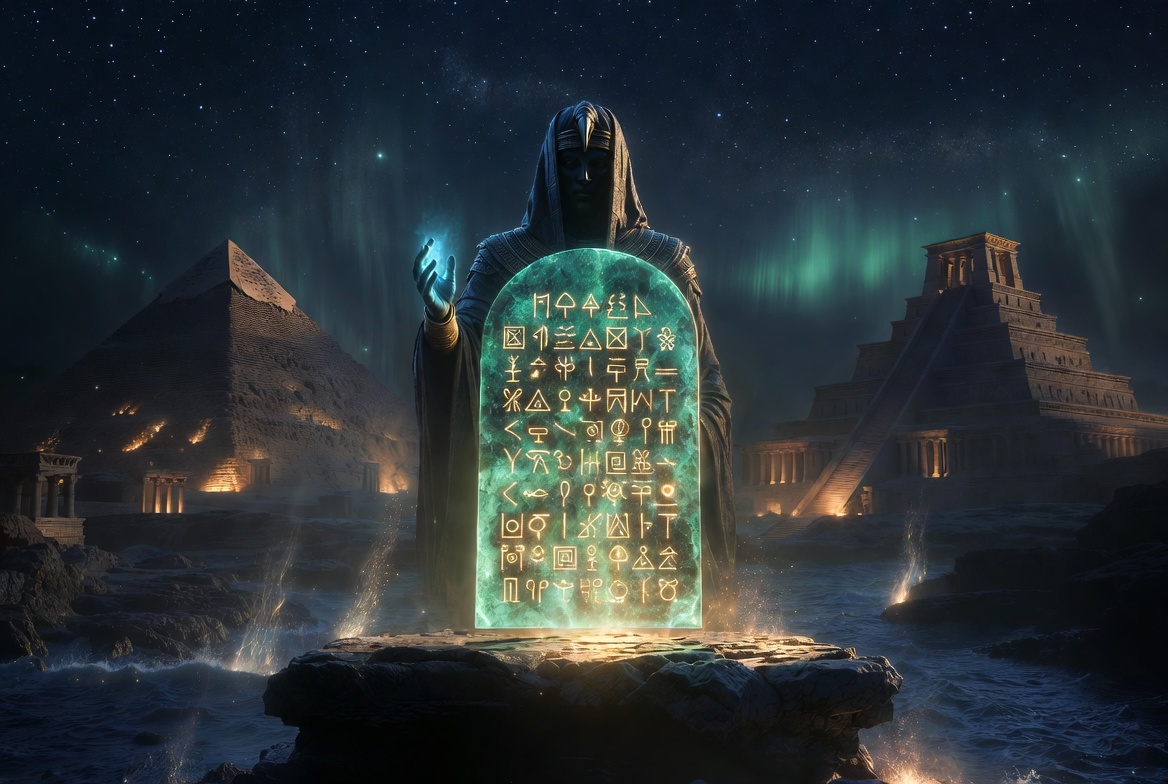 The Eternal Echo: Decoding Ancient Wisdom in the Emerald Tablets, Sumerian Tablets, and Nag Hammadi Codices