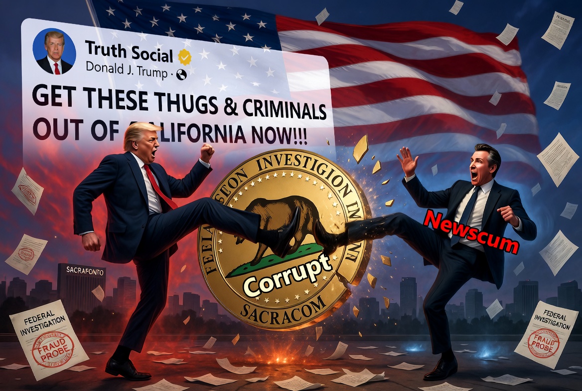 Donald Trump is Kicking Ass Again—This Time in California: Fraud Investigation Launched Against Gavin Newsom's 